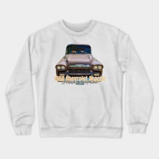 1958 Chevrolet Apache 31 Fleetside Pickup Truck Crewneck Sweatshirt